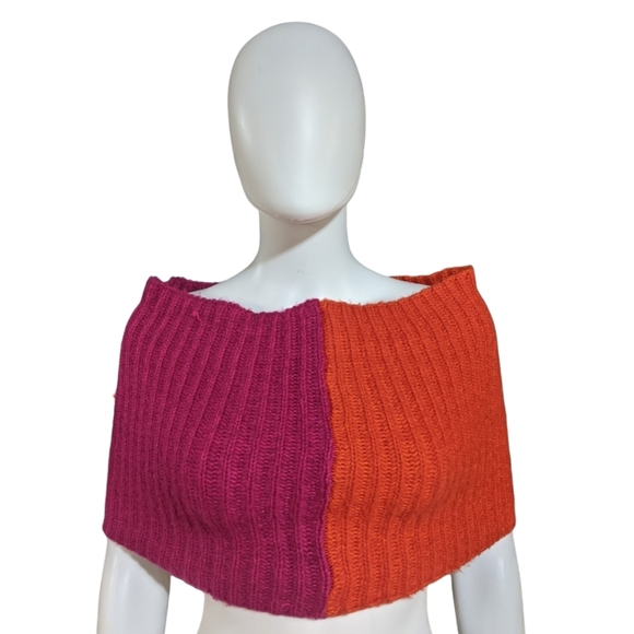 ASOS Colorblock Circular Scarf, OS - Picture 4 of 6